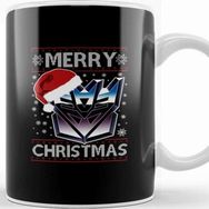 Baskı Dükkanı A Decepticon Merry Christmas Transformers Kupa