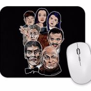 Baskı Dükkanı Addams Family Forever Mouse Pad