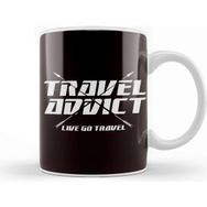 Baskı Dükkanı Addict Travel Traveler Blogger Traveling Blogging Backpacker Kupa