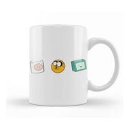 Baskı Dükkanı Adventure Friends Adventure Time Kupa Bardak