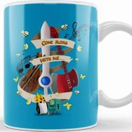 Baskı Dükkanı Adventure Time Come Along with Me Kupa