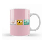 Baskı Dükkanı Advenuture Time Jake Finn and Bmo 01 Kupa