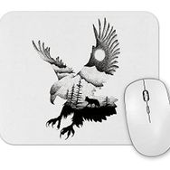 Baskı Dükkanı Agente Bart Simpson Mouse Pad