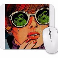Baskı Dükkanı Ağlayan Kadın Mouse Pad