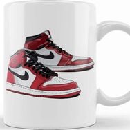 Baskı Dükkanı Air Jordan 1 Michael Jordan Old School Kicks Kupa
