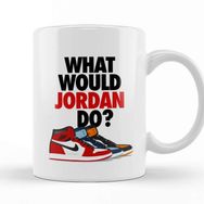 Baskı Dükkanı Air Jordan 1 Michael Jordan What Would Jordan Do Kupa
