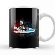 Baskı Dükkanı Air Jordan 1 Red White Blue Sporty Basketball Kupa