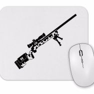 Baskı Dükkanı Airsoft Sniper Arte Preta Mouse Pad