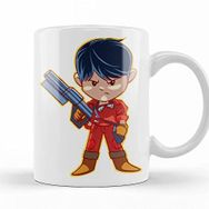 Baskı Dükkanı Akira Kaneda Porselen Kupa