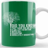 Baskı Dükkanı Alan Partridge Dutch Elm Did You Know Quote Kupa