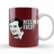 Baskı Dükkanı Alan Partridge Kiss My Face Quote Kupa Bardak
