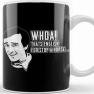 Baskı Dükkanı Alan Partridge Stop A Horse Quote Kupa Bardak