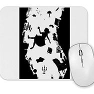 Baskı Dükkanı Alice Down Mouse Pad