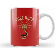 Baskı Dükkanı Alien Facehugger Free Hugs Xenomorph Kupa