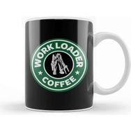 Baskı Dükkanı Alien Work Loader Coffee Starbucks Kupa