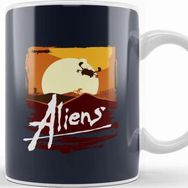 Baskı Dükkanı Aliens Apocalypse Now Mashup Kupa Bardak