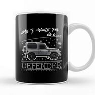 Baskı Dükkanı All I Want for Christmas is a Defender Kupa