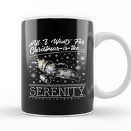 Baskı Dükkanı All I Want For Christmas İs the Serenity Kupa Bardak