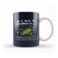 Baskı Dükkanı All I Want For Christmas is Thunderbird 2 Thunderbirds Kupa Bardak