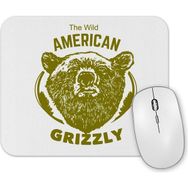 Baskı Dükkanı American Grizzly Mouse Pad