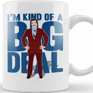 Baskı Dükkanı Anchorman Ron Burgundy Kind of A Big Deal Kupa