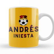 Baskı Dükkanı Andrés Iniesta Art Gift Kupa Bardak