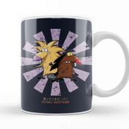Baskı Dükkanı Angry Beavers Retro Japanese Kupa