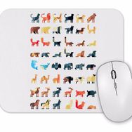 Baskı Dükkanı Animal World Mouse Pad