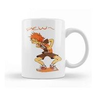 Baskı Dükkanı Anime Haikyuu Shōyō Hinata Chibi Pegatina Kupa Bardak