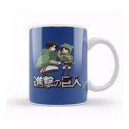 Baskı Dükkanı Anime Little Eren Big Levi Kupa Bardak