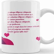 Baskı Dükkanı Anneler Günü Annelere Hediye 041 Kupa