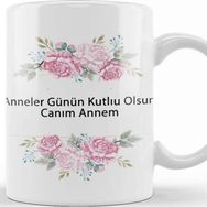 Baskı Dükkanı Anneler Günü Annelere Hediye 047 Kupa