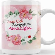 Baskı Dükkanı Anneler Günü Annelere Hediye 048 Kupa