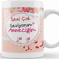 Baskı Dükkanı Anneler Günü Annelere Hediye 050 Kupa