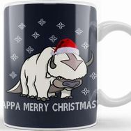 Baskı Dükkanı Appa Merry Christmas Avatar Kupa