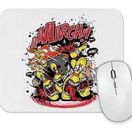 Baskı Dükkanı Arrgh Boliche Cartoon Mouse Pad