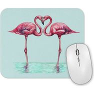Baskı Dükkanı Ask Kuşları Flamingo 4 Mouse Pad
