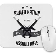 Baskı Dükkanı Assault Rifle Mouse Pad