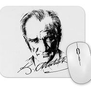 Baskı Dükkanı Atatürk İmzalı 1 Mouse Pad