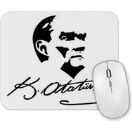 Baskı Dükkanı Atatürk İmzalı 2 Mouse Pad