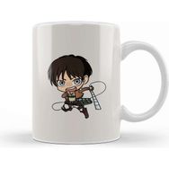 Baskı Dükkanı Attack On Titan Chibi Eren Kupa