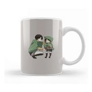 Baskı Dükkanı Attack On Titan Chibi Levi x Eren 01 Kupa