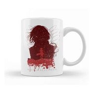 Baskı Dükkanı Attack On Titan Mikasa Ackerman Silhouette Porselen Kupa