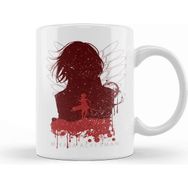 Baskı Dükkanı Attack on Titan Mikasa Porselen Kupa