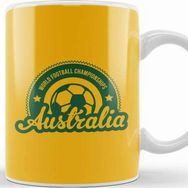Baskı Dükkanı Australia Sunrise World Football Championship T Kupa Bardak