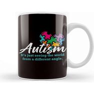Baskı Dükkanı Autism Heart Puzzle Awareness Autistic Support Ribbon Health Kupa