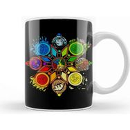 Baskı Dükkanı Avatar the Last Airbender 4 Nations Mandala Kupa