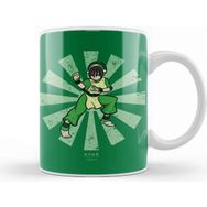 Baskı Dükkanı Avatar the Last Airbender Toph Retro Japanese Avatar Kupa