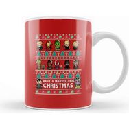 Baskı Dükkanı Avengers Have A Marvellous Christmas Kupa