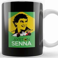 Baskı Dükkanı Ayrton Senna Formula 1 Kupa
